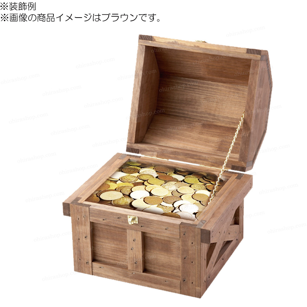 海賊宝箱 Mサイズ 人気の装飾アイテム お宝感満載の宝箱ディスプレイ  