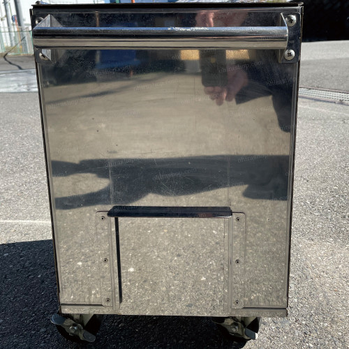 パチスロ ステンレス コインストッカー メダル運搬車 メダルストックタンク 収納 パチスロ ステンレス コインストッカー メダル運搬車 メダル